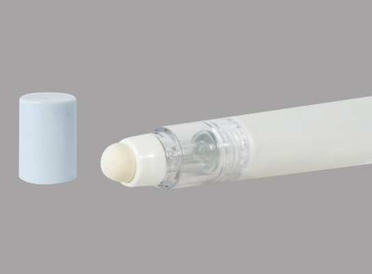 Plastic Dropper Cosmetic Tube Packaging Eye Cream Essence Tube With Sponge Head Detachable