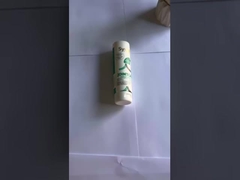 140g/5oz трубка пустой изготовленной на заказ косметической выжимкы трубок D45mm пластиковая очищая с крышкой сальто